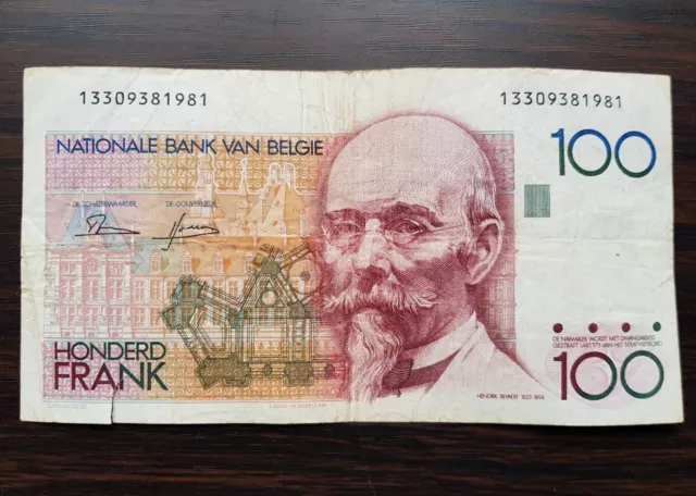 Billet belge de 100 francs