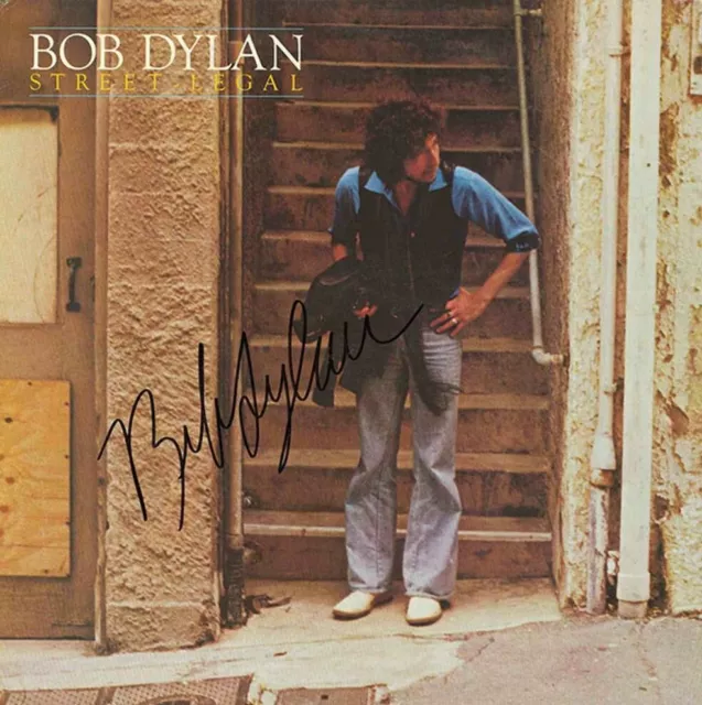 BOB DYLAN Signed 'Street Legal' Photograph - Rock / Pop / Folk Singer - Preprint