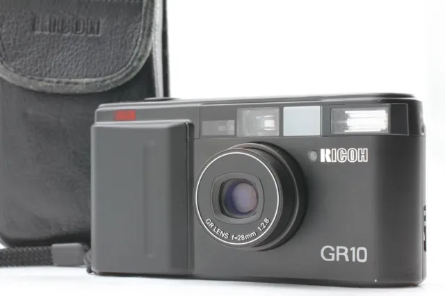 [NEAR MINT+++ READ w/ Case] Ricoh GR10 Black Point & Shoot 35mm Camera JAPAN