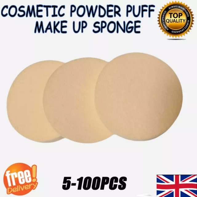 5-100*Compact Puff Makeup Sponge Applicator Pad Blender Beauty Smooth Foundation