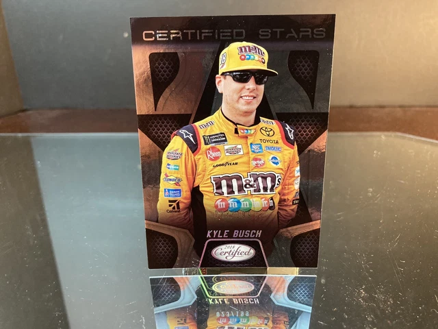 Kyle Busch Panini Certified Stars Mirror Silver 2018 Card #CS12 23/199