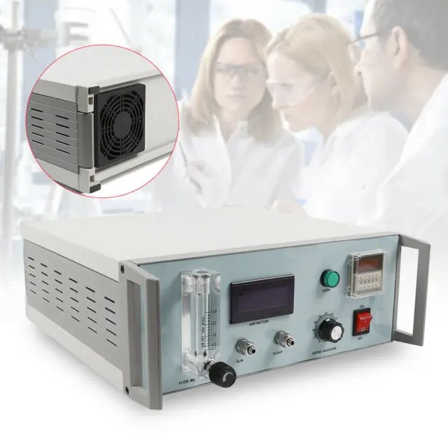 7G/H Ozone Generator Ozone Medical Lab Desktop Ozone Therapy Maker Machine 6mm