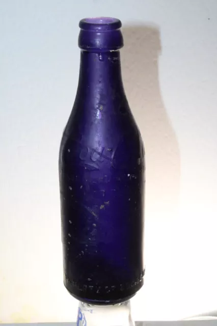 Birmingham  Ala Coca Cola Bottle Straight Side  Purple 7 Oz Script