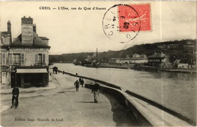 CPA CREIL L'Oise vue du Quai d'Amont (377692)