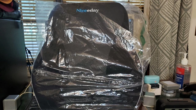 Niceeday Lumbar Support Pillow, Office Chair Car Lumbar Memory Foam Back Cushion