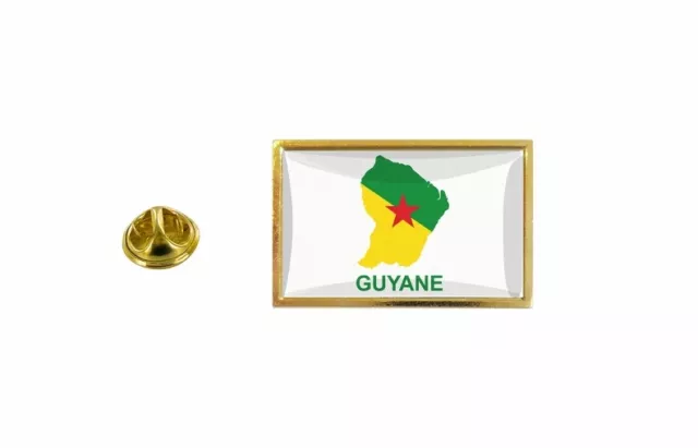 pins pin badge pin's drapeau pays carte departement guyane