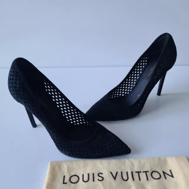 Louis Vuitton Burgundy Patent Leather Eyeline Peep Toe Platform