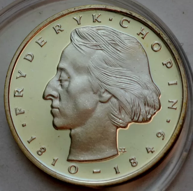 Poland 50 Zlotych 1972, Frederic CHOPIN, Silver coin