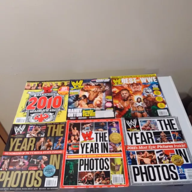 WWE Wrestling Magazine Lot of 5, by WWE (Paperback, 2003- 2012)