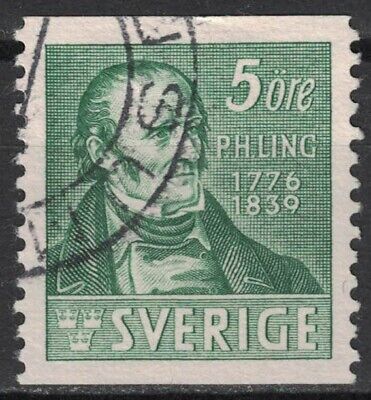 SWEDEN:1939 SC#290 Used Centenary of the death of P. H. Ling, father of  Swed  T