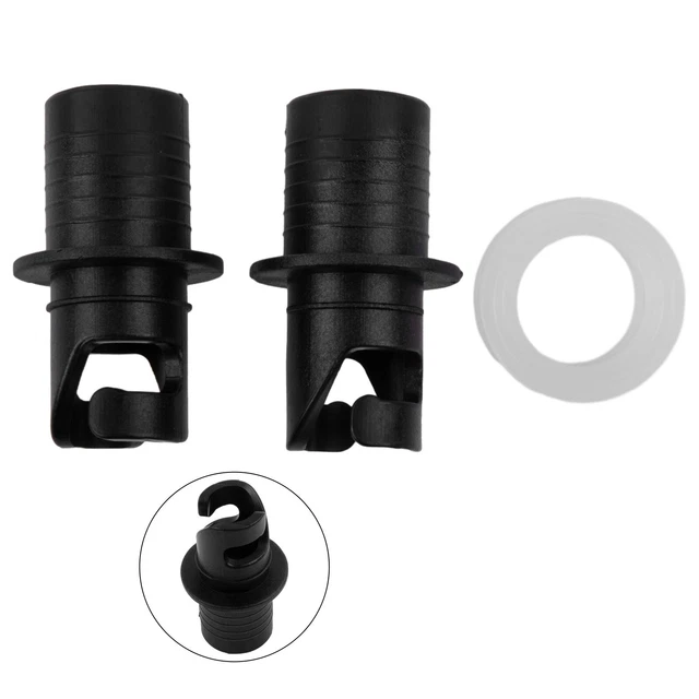 Hose Adapter 2pcs Black High Flexibility High Strength PVC Useful 20x 46mm
