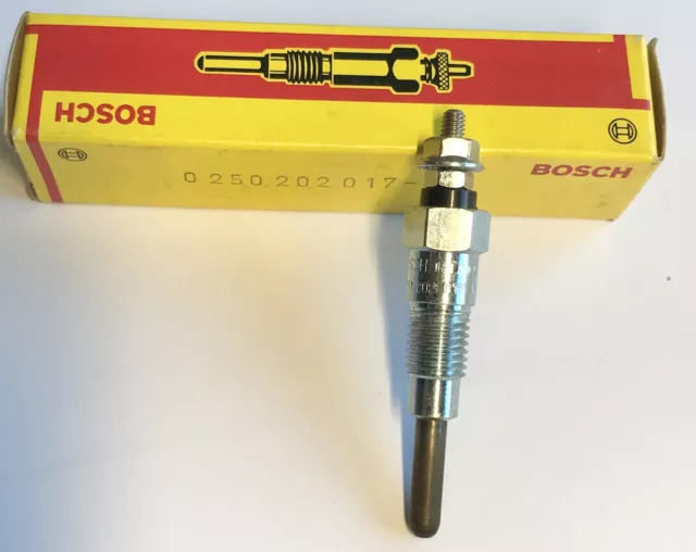 6x Bosch 0250202017 Glühkerze 6,5V heater plug bougie de réchauffage