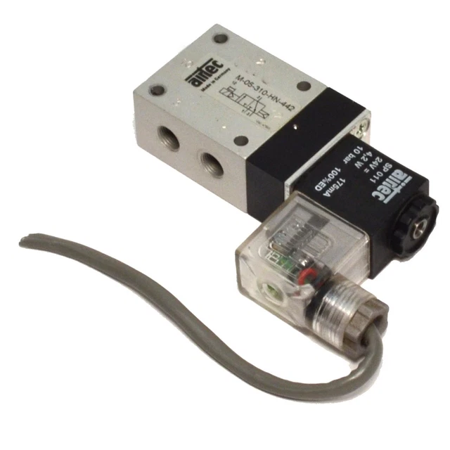 Airtec M-05-310-HN-442 Electrically Operated Valve 3/2-Way SP011 24VDC Solenoid