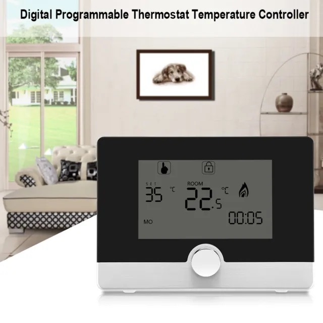 Thermostat Numérique Programmable Système Chauffage Chaudière  Fil Suspendu