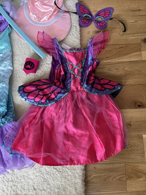 Pacchetto costumi fantasia principessa Disney X 11 età 5-6 + 7-8 accessori 13