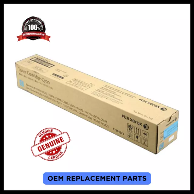 CT201371 Fuji Xerox Cyan Toner Cartridge - 15,000 Pages Genuine OEM