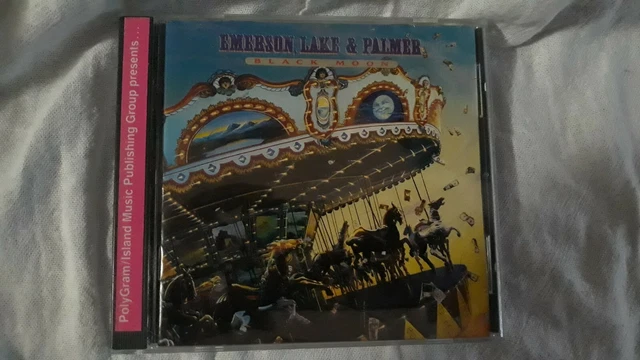Emerson Lake & Palmer Black Moon Music CD 1992
