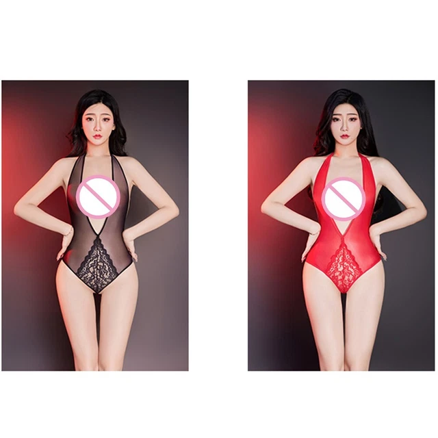 Body In Pizzo Donna Con Scollo Profondo - Lingerie Sexy Per Serate Speciali - Foto 5