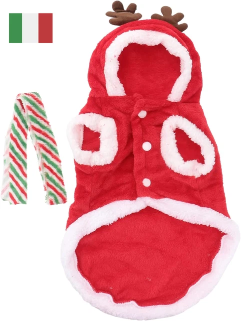 Cane Da Compagnia Gatto Natale Renna Costume Cane Abbigliamento Invernale Gilet
