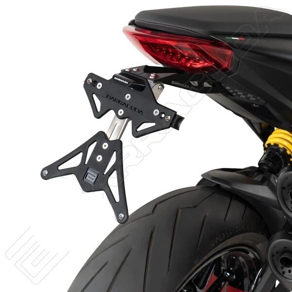 Barracuda Portatarga + Luce Targa LED per Ducati Monster 937 2021 20222