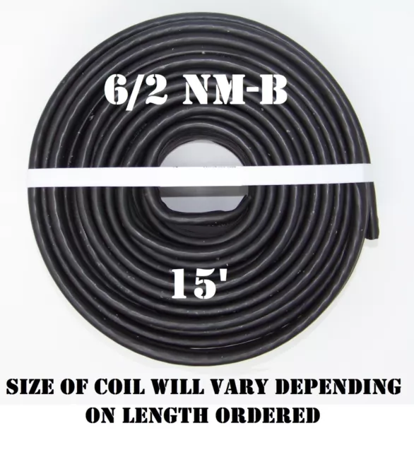 6/2 NM-B x 15' Southwire "Romex®" Electrical Cable