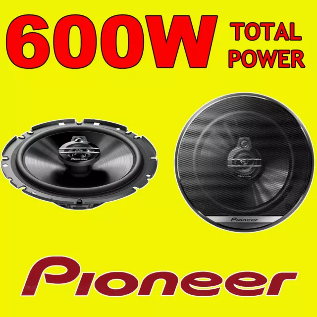 Pioneer 600W INSGESAMT 3-WEGE 6,5 ZOLL 16,5 cm AUTOTÜR/REGAL KOAXIAL LAUTSPRECHER PAAR