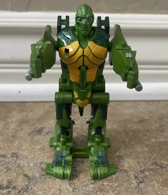 2012 Hasbro Marvel The Amazing Spider-Man Cyber Lizard Action Figure 5" Green