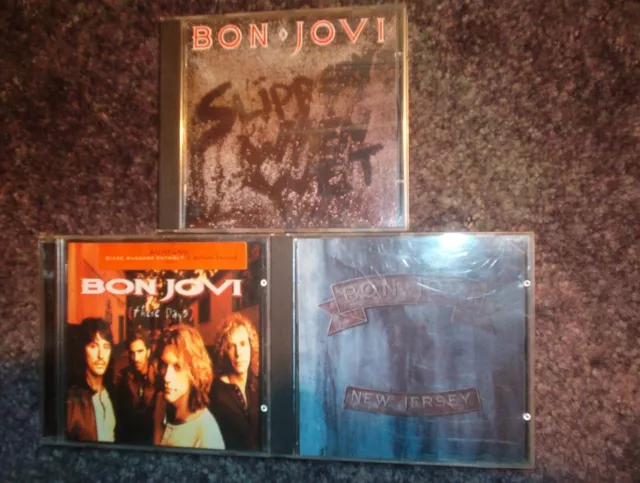 3 CD - Bon Jovi / These Days - New Jersey - Slippery when wet