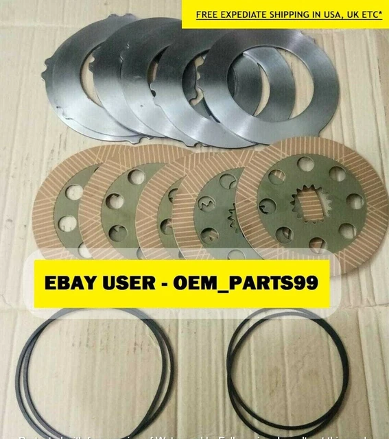 Jcb Brake Plates And Seals (458/20285 458/20353 450/10224 813/50012 813/50026)