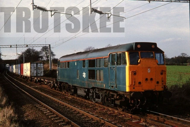 35MM SLIDE BR British Railways Diesel Loco Class 31 31402 Balsall 1989 ...