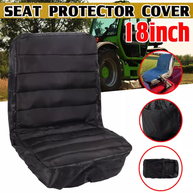 18" Tractor Seat Cover For Forklift Excavator Mower Digger Seat Cover Protector