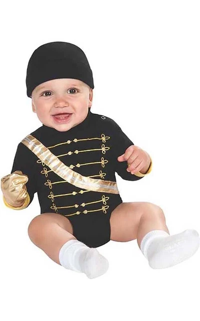 Licensed Black Military Jacket Infant Michael Jackson Baby Halloween Costume