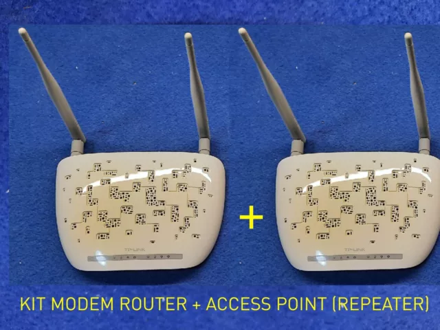 Kit Tp Link - Td-W8961Nd Router + Tl-Wa801Nd Access Point/Repeater