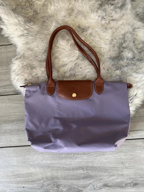 Longchamp Le Pliage Authentic Nylon Tote Lilac Medium