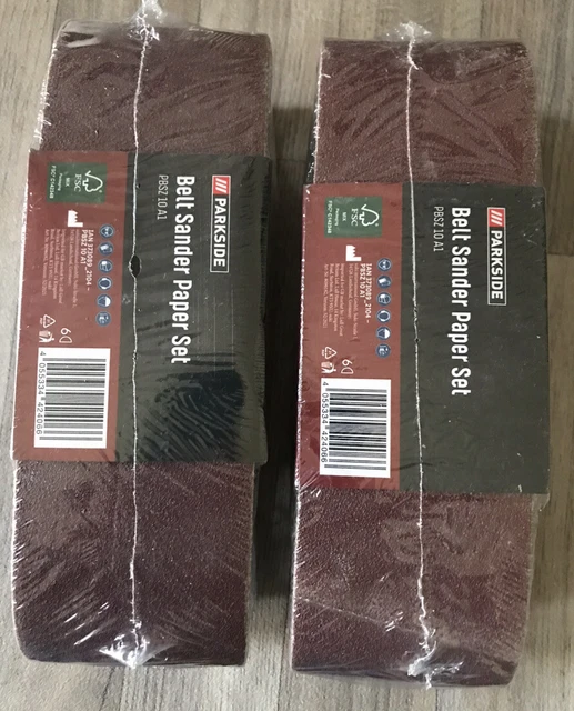 2X PARKSIDE BELT Sander Paper Set PBSZ 10 A1 For Parkside Belt Sander