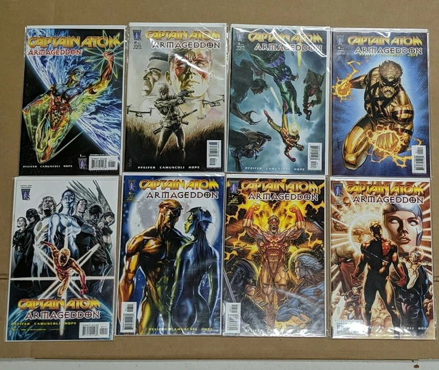 Captain Atom Armageddon Comic Run Lot of Issues 1 2 3 4 5 6 7 8 Wildstorm Comics