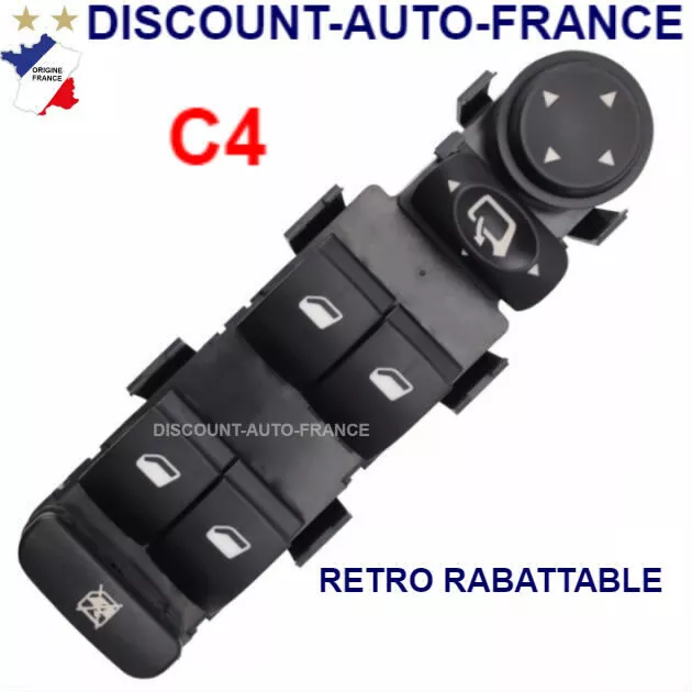 CITROEN C4 platine bouton interrupteur leve vitre pour citroen c4 ,6554HA