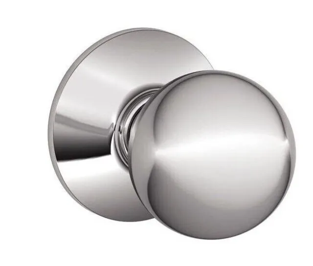 Schlage Orbit Bright Chrome Passage Hall/Closet Door Knob