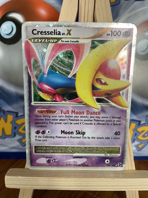 POKÉMON TCG CRESSELIA LV.X Great Encounters 103 Holo Rare Holo LV.X £12 ...