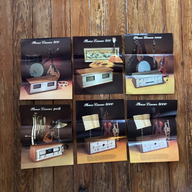 Phase Linear 400 2000 4000 770b  Amplifier Preamp brochure Collection - Original