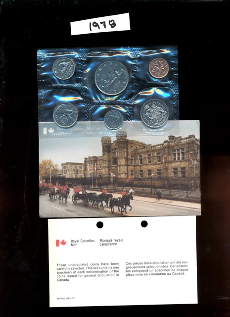 Canada - Prooflike Uncirculated Set - 1978 Mint Sealed