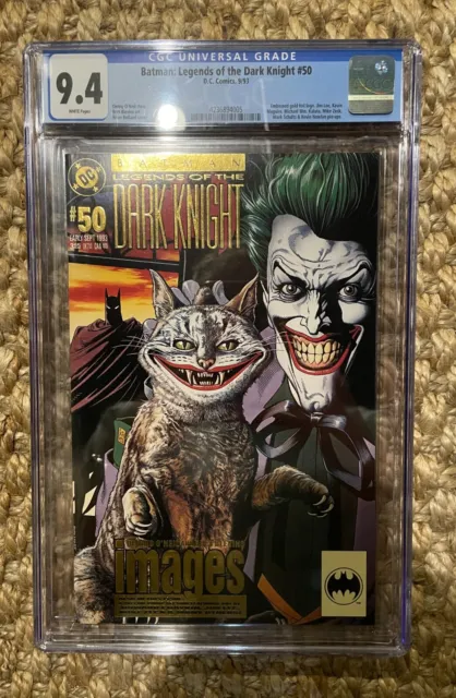 Legends of the Dark Knight #50 CGC 9.4 White Pages!!! Awesome Bolland Cover!!!