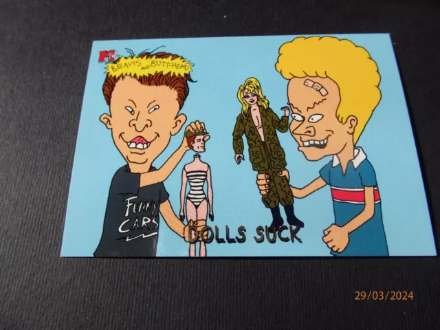 Dolls Suck - Beavis and Butthead - Card 6926 - 1994 MTV Fleer Ultra