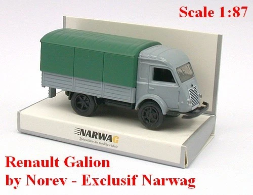 Camion Renault Galion 2,5T Laitier 1950 - Norev 1/43 - Occasion Comme Neuf