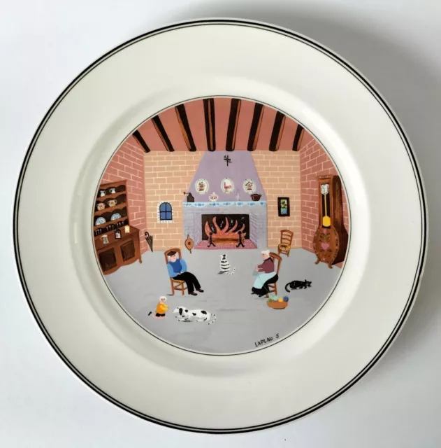 Villeroy and Boch Design Naif Dinner Plates x 2 - By The Fireside -  Laplau