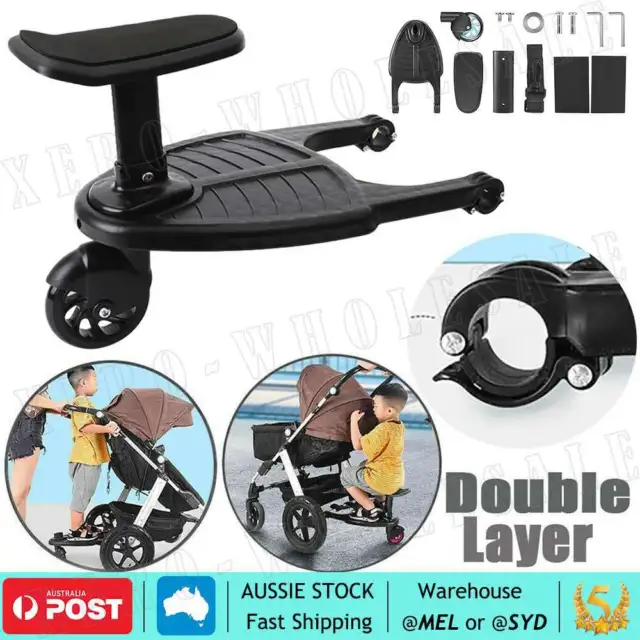 Universal Stroller Step Board For Prams Kid Jogger Buggy Wheel Skateboard Glider
