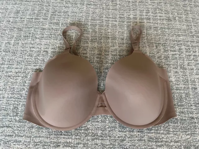 Excellent Warners Beige Underwire No Side Effect T-Shirt Bra Size: 40 D 01356