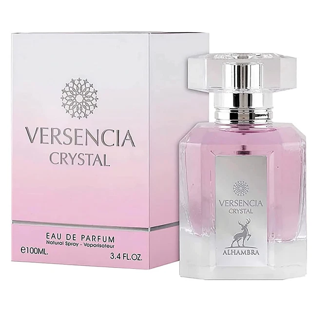 ALHAMBRA VERSENCIA CRYSTAL 100ML EAU DE PARFUM PERSONAL USE & GIFT For Women