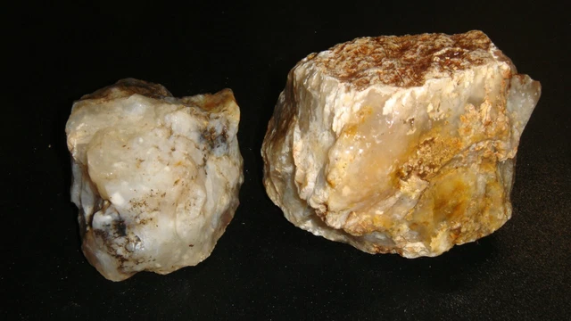 2 Old Graveyard Point Plume Agate Rough Specimens   Oregon  5  +  Pounds