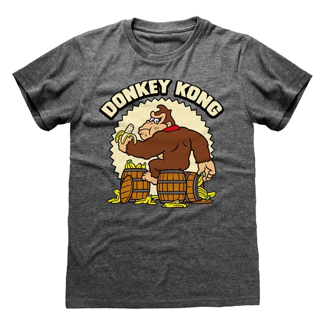 OFFICIAL SUPER MARIO Donkey Kong T Shirt Nintendo Classic NES 8 Bit 